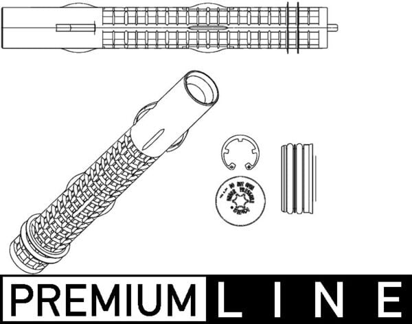 Dryer, air conditioning MAHLE ORIGINAL AD 287 000P