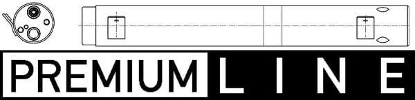 Dryer, air conditioning MAHLE ORIGINAL AD 292 000P