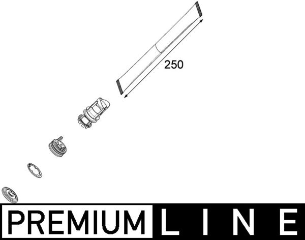 Dryer, air conditioning MAHLE ORIGINAL AD 2 000P