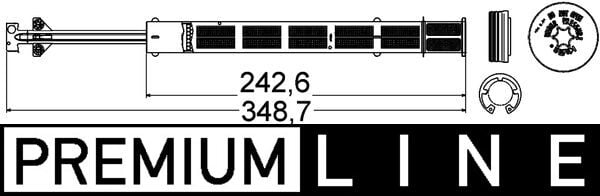 Dryer, air conditioning MAHLE ORIGINAL AD 57 000P