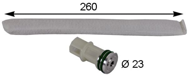 Dryer, air conditioning MAHLE ORIGINAL AD 88 000S