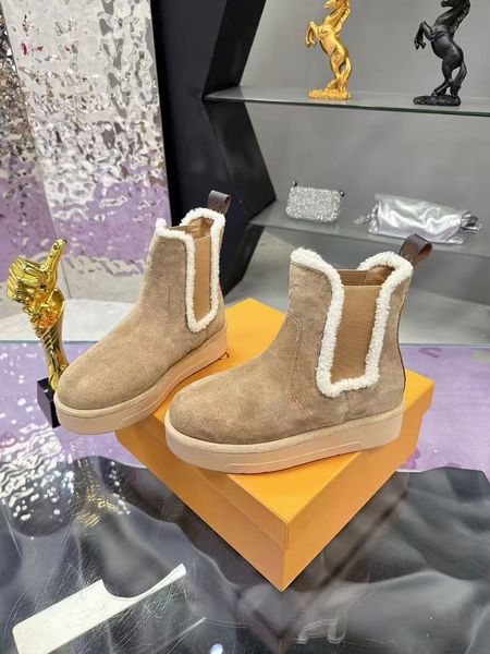 2025 New Free Shipping Snow Boots Suitable for Women&#039;s Autumn and Winter Thick Cotton Shoes Short Boots Flat Martin Boots Size 35-42