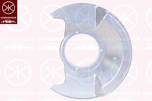 Splash Panel, brake disc KLOKKERHOLM 2938370