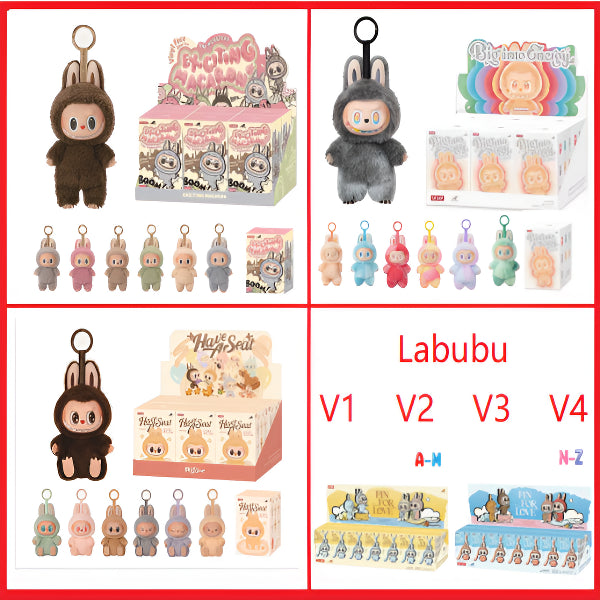 Labubu cute plush doll, blind box toy V1 V2 V3 V4series,Labubu plush toy,Labubu Blind Box Surprise gift box