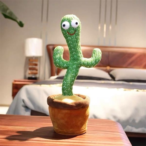 Plush Dolls Lovely Talking Toy Dancing Cactus Doll Speak Talk Sound Record Repeat Toy Kawaii Cactus Toys Children Kids Education Toy Gift 22