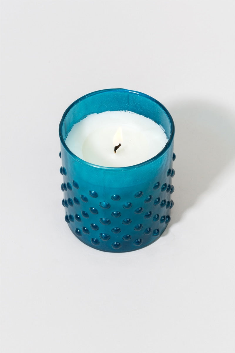 Women's Bead Glass Jar Candle Teal 8oz by Francesca's - Size: One Size
