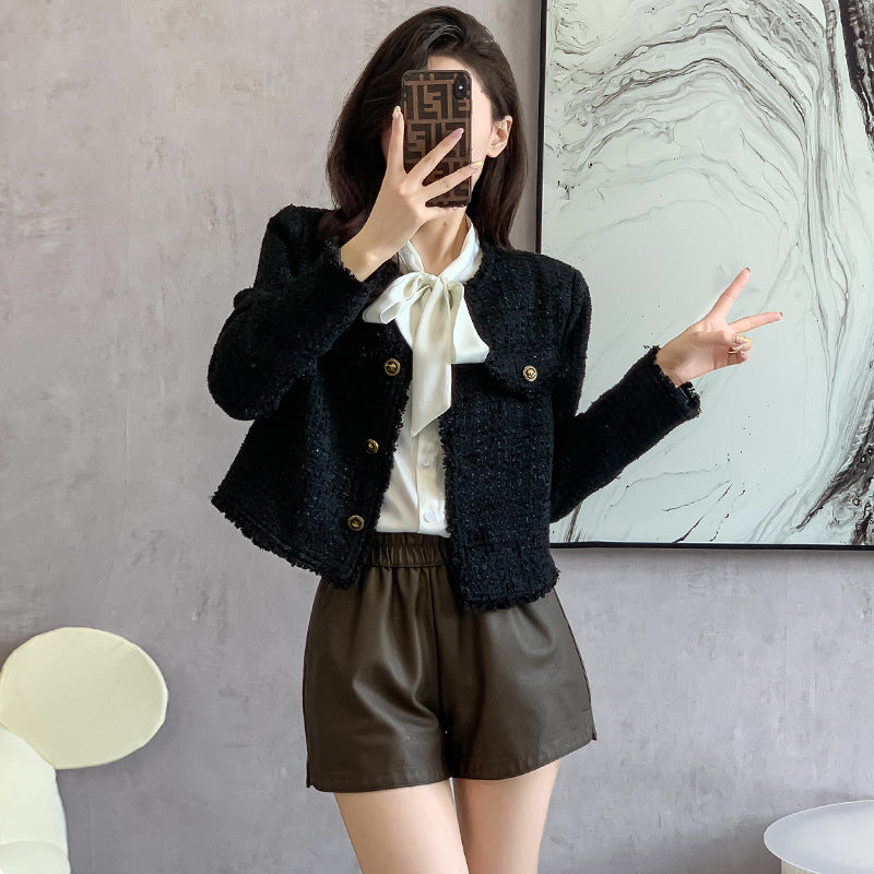 Women&#039;s Jackets 2025 French Luxury Small Fragrance Tweed Jacket Women Fashion Casual Short Coat Korean Elegant Outerwear High Quality X21