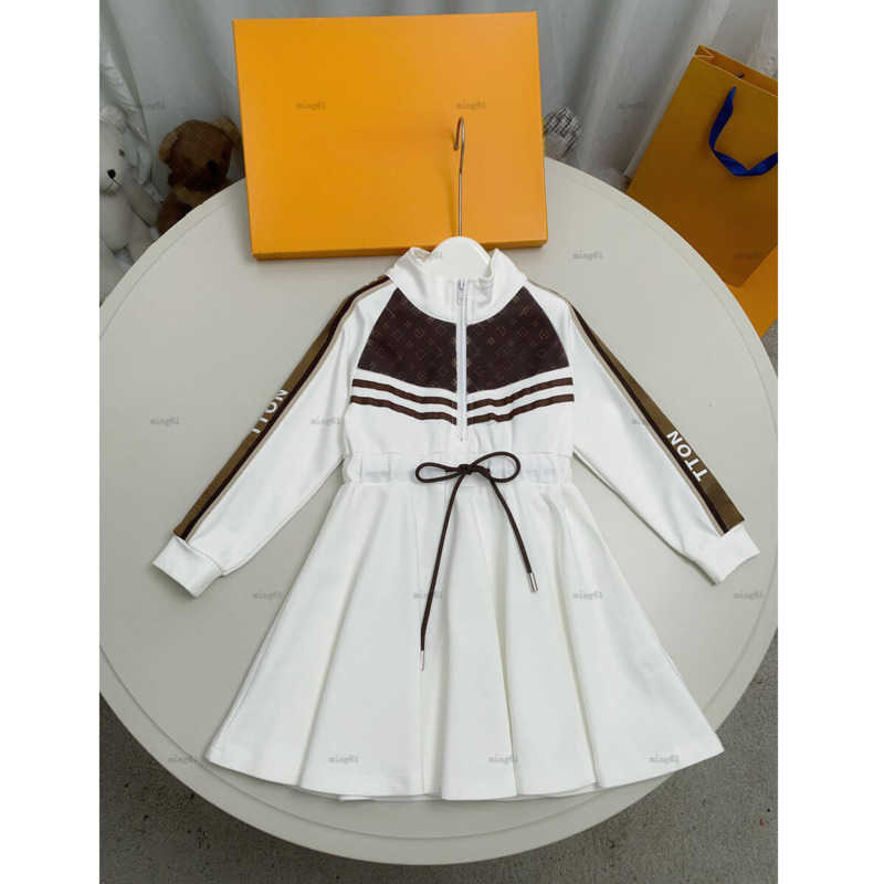 Princess dresses kids designer clothes girls Dress dress splicing Pleated skirt Girls shirt skirts High quality kids clothes A219X06N000