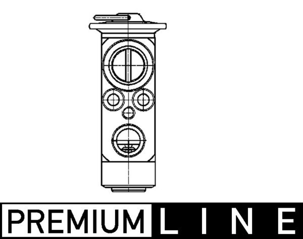 Expansion Valve, air conditioning MAHLE ORIGINAL AVE 104 000P