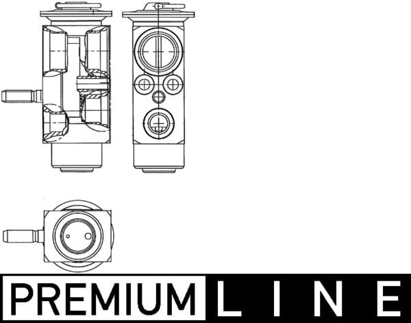 Expansion Valve, air conditioning MAHLE ORIGINAL AVE 114 000P