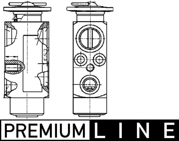 Expansion Valve, air conditioning MAHLE ORIGINAL AVE 88 000P