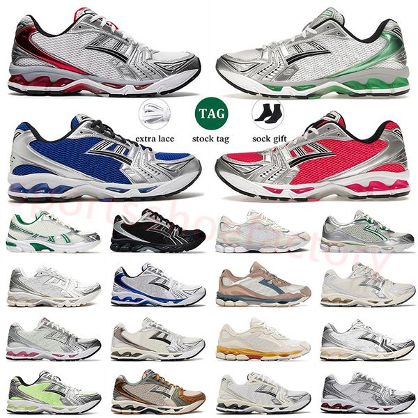 2024 Fashion Gel NYC Kay 14 Running Shoes JJJ Jound Silver White Black Graphite Grey GT 2160 1130 Cloud Runners Earth Clay Women Mens Traine