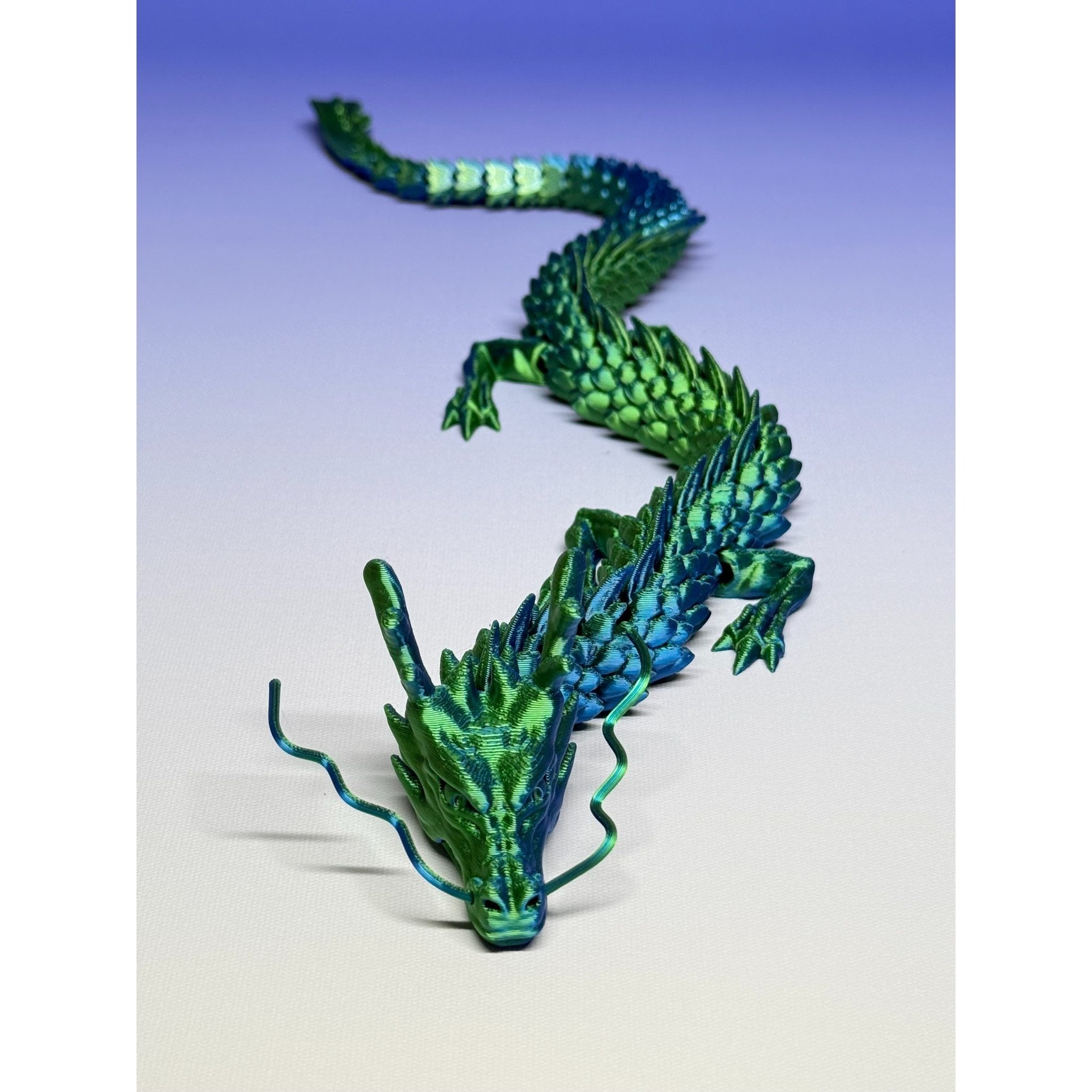 TEMU 3d Printed Dragon, 17.7inch , Articulated Dragon Fidget Toy Posable Flexible Dragon Toys For Car Decoration And Ornament, Perfect Birthday