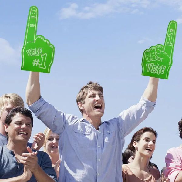 Foam Finger Universal Large Foam Hand For Sports Cheerleading Inspiring Colorful And Comfortable Sports Fan Accessories
