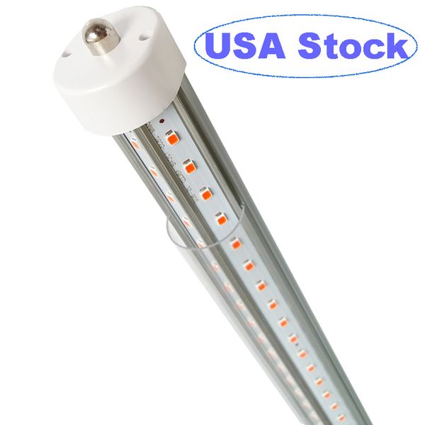 8 Foot Led Lights,12 8Ft Led Bulbs Fluorescent Replacement, T8 T10 T12 96&quot; 72Watt FA8 Single Pin LED Shop Lights 18000LM, Ballast Bypas