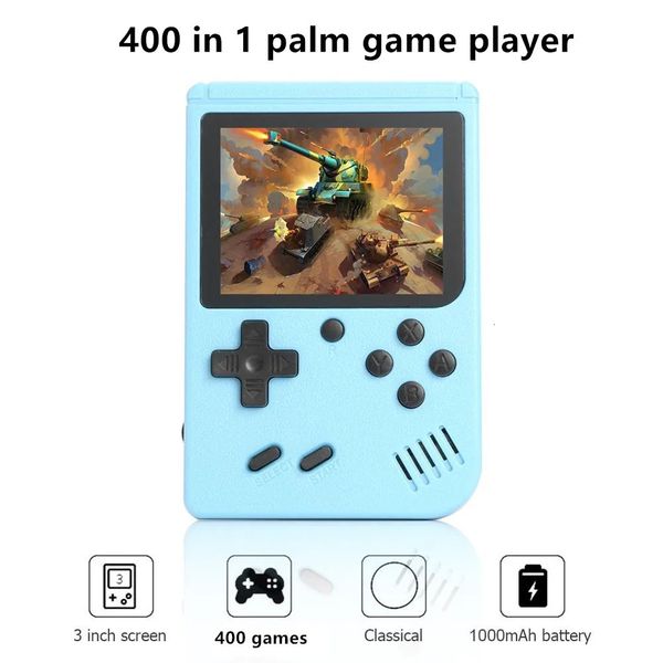 400 In 1 MINI Handheld Game Players Portable Retro Video Console Boy 8 Bit 3.0 Inch Color LCD Screen Games 231204