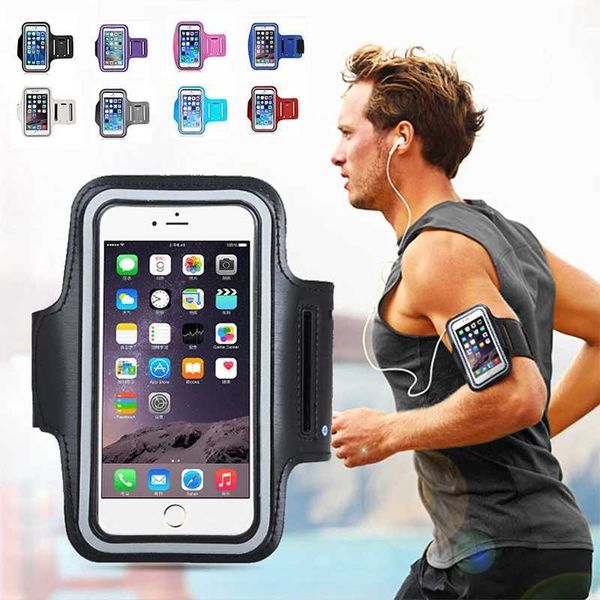Universal Men Women Running Phone Bags Touch Screen Armbands Sports and Fitness Running Accessories for 4.7-7.0 Inch Smart Phone M240905