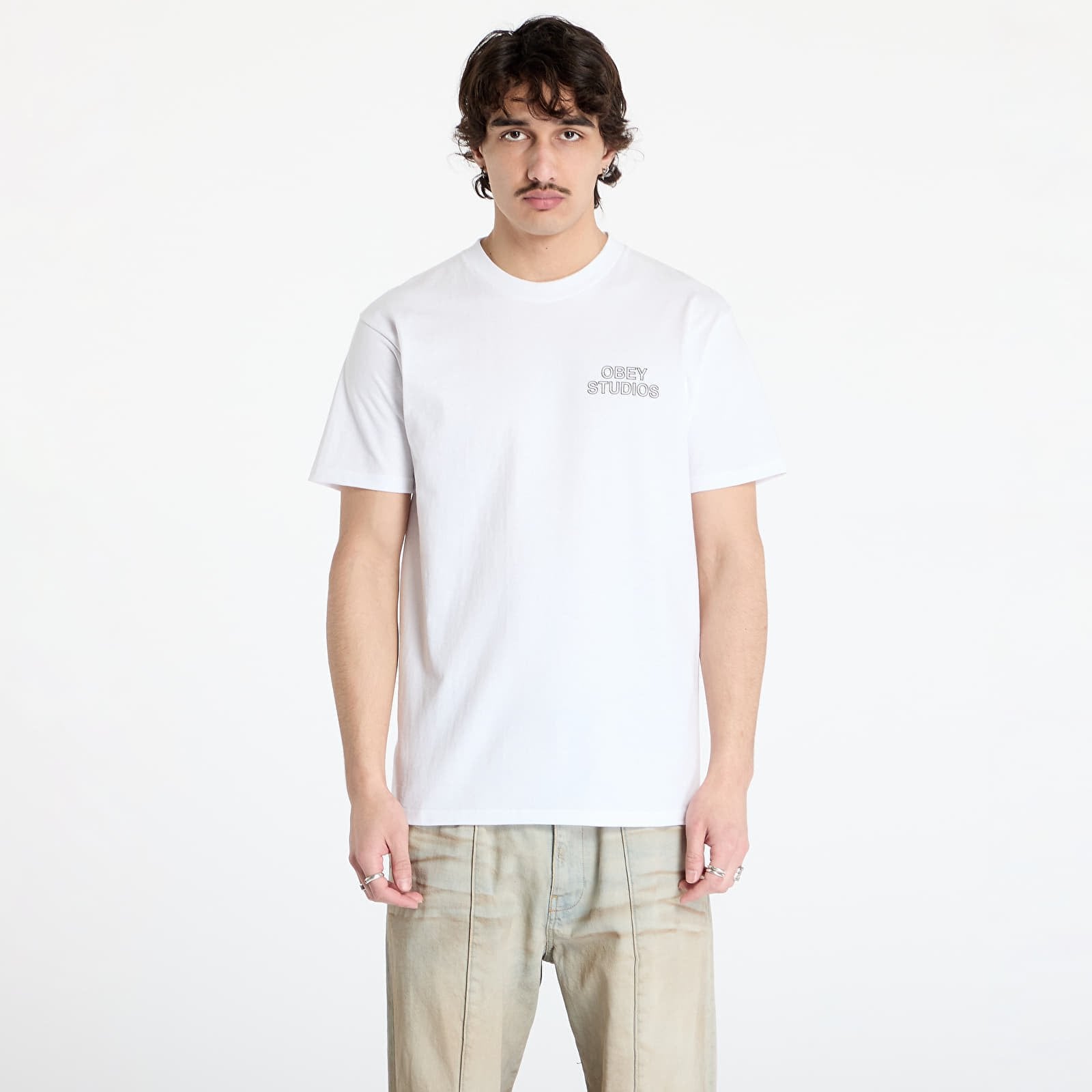 Koszulka OBEY Studios Palette T-Shirt White XXL