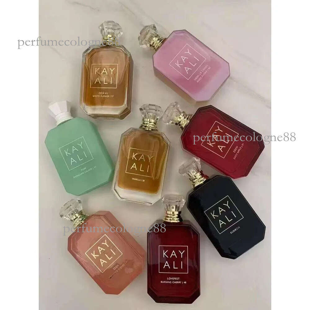 cologneKayali Fleur Mesty Rose Royale 31 Vanilla 28 Perfume 100ml Eau De Parfum Men Woman Fragrance 3.4oz Long Lasting Smell Desigr Brand EDP Man Wo