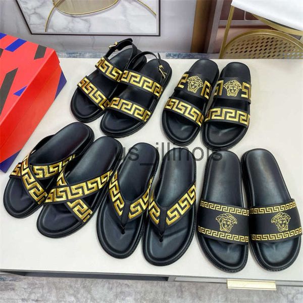 Slippers Sneakers Camboja Fashion Brand Beauty Headletter Flippers para homens Sandálias de verão resistentes a solados de solado grosso par