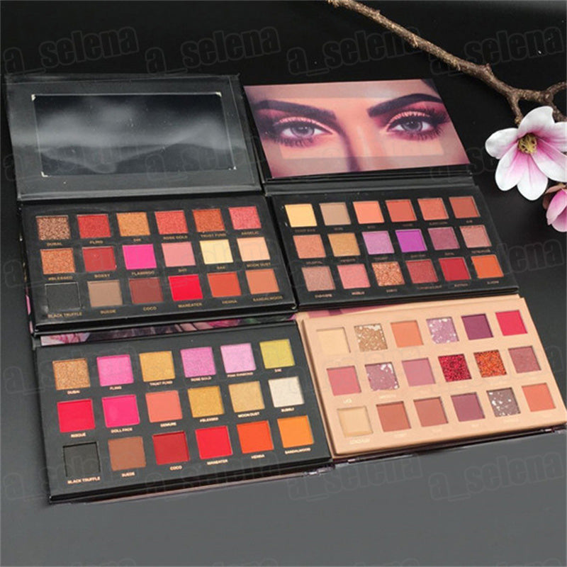 Beauty Eyes Makeup shadows palette 18 colors Eyeshadow Palettes matte shimmer Rose eye shadow palettes 4 styles