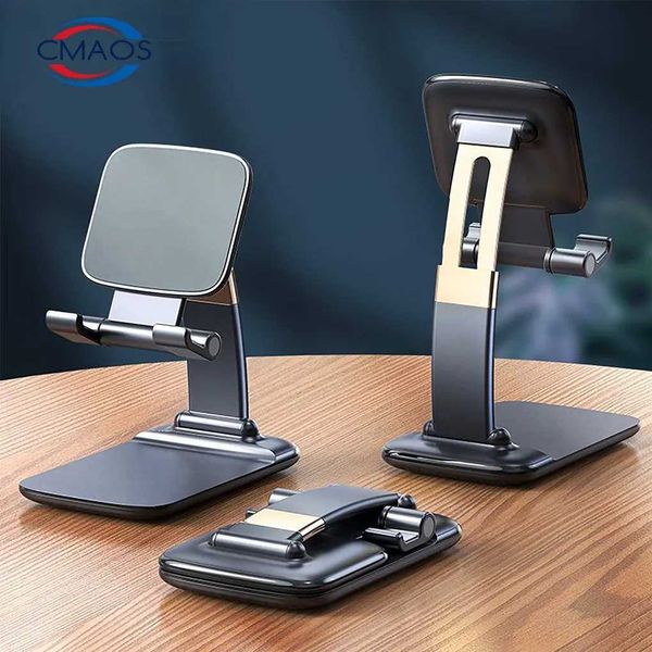 Foldable ABS desktop phone holder suitable for iPad iPhone and 13X smartphones CL240904