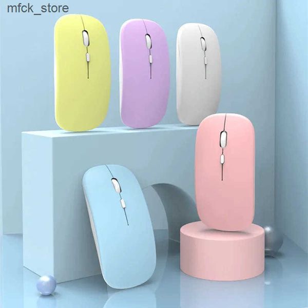 Wireless Bluetooth-compatible Portable Ergonomic Computer Mice For Laptop iPad Tablet PC Mobile Phone Office Gaming Mouse J241220