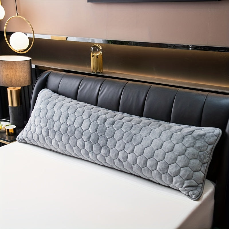 TEMU Luxury Long Pillowcase - Breathable, Allergy-friendly Envelope Closure For Bedroom, Sofa, Hotel & Dorm Decor - Thickened Design For