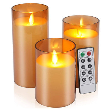 iMounTEK Flameless Candles (3-Piece Set)