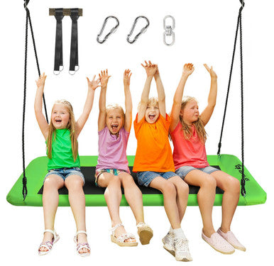 Giant 60-Inch Outdoor Platform Swing - Blue