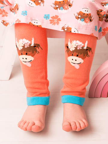 Blade & Rose Bonnie Highland Cow Junior Leggings 4-5 Years