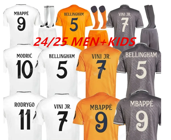 24 25 BELINGHA Soccer Jersey VINI JR.2024 2025 Fan version Football shirts