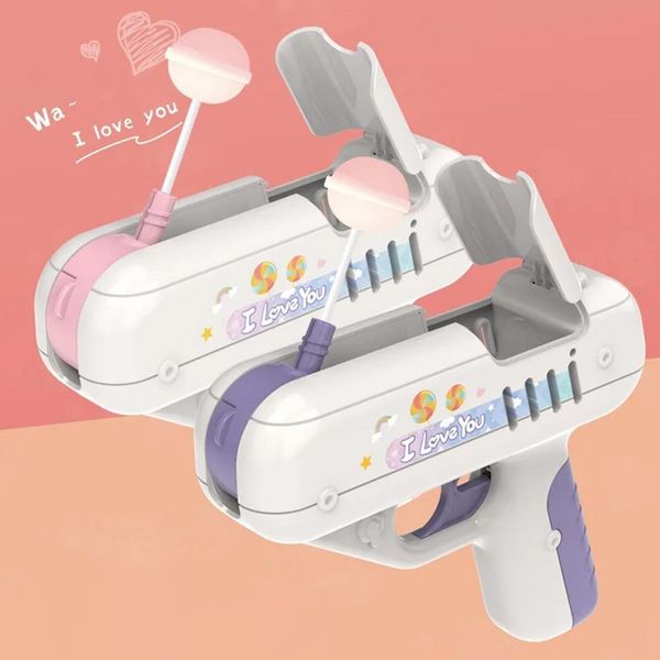 Other Toys Candy Gun Sugar Lollipop Sweet For Girlfriends Light Storage Children Adult I Love You 230111
