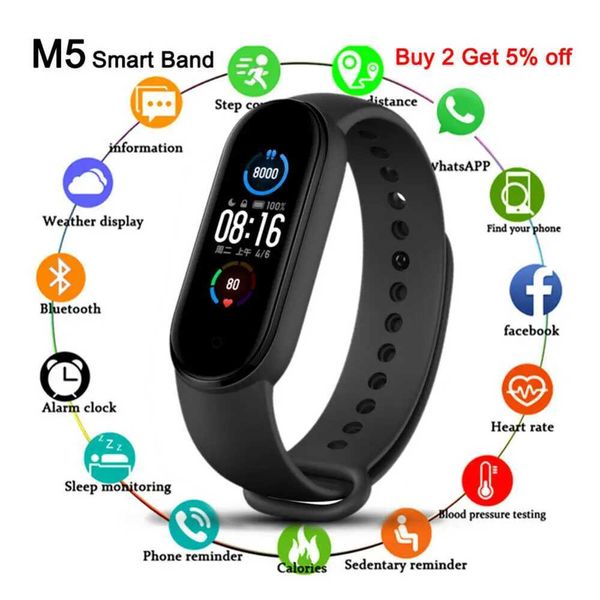 Smart Band Bracelet IP67 Waterproof Smarthwatch Blood Pressure Fitness Tracker Smartband Fitness Wristband Y241114
