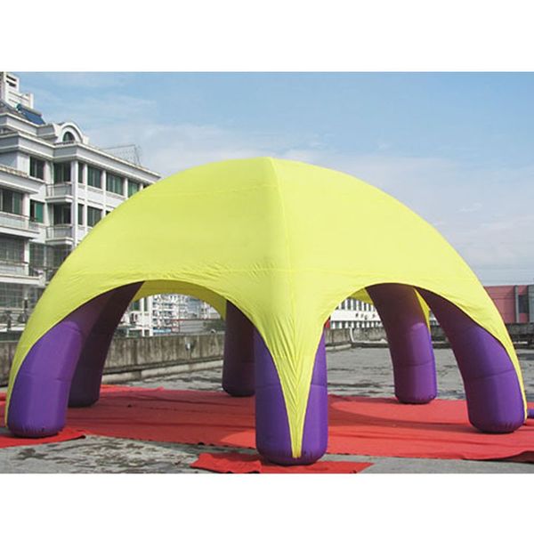 Spider Web Design Inflatable Party Tent with Automatic Air Pump - Perfect for Celebrations