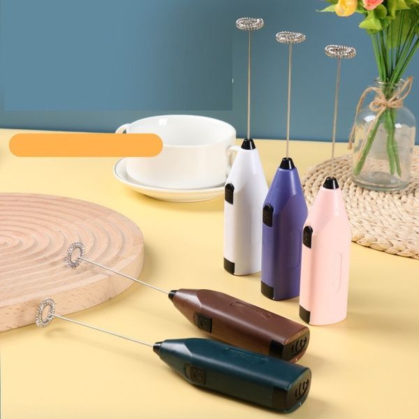 Milk frother coffee handheld wireless mini household electric cream whisk egg beater baking frother 250212