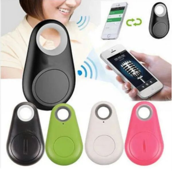 4 in 1 Bluetooth Tracker Anti-lost Alarm Voice Recorder Selfie Shutter GPS Locator Compatible with iOS & Android Smartphones