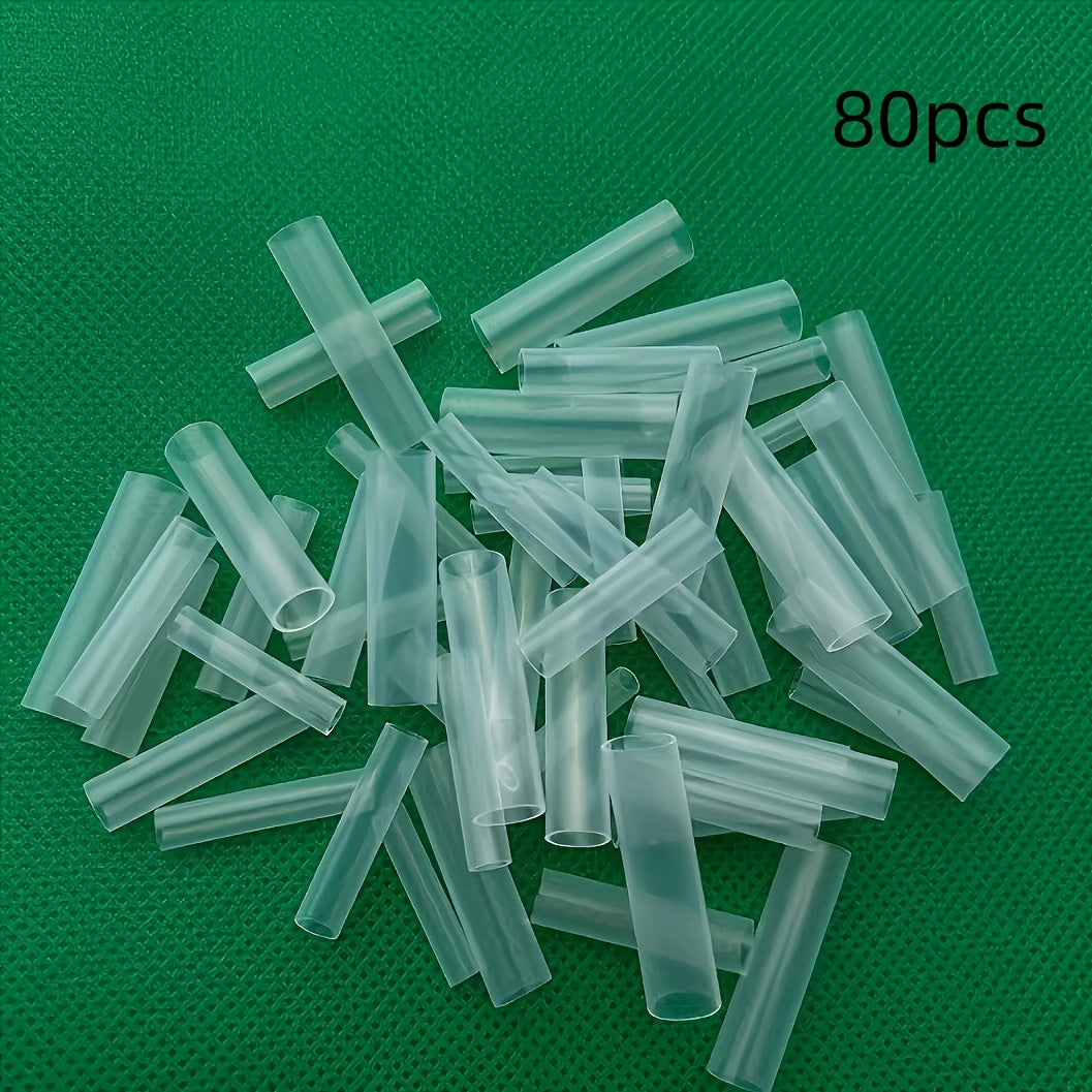 TEMU 80pcs Professional Grafting Sleeve Tubes - Durable Plastic, Multiple Sizes (3.5mm-4mm-4.5mm-5mm) - Ideal For Plant & Fruit Tree Grafting, Flower