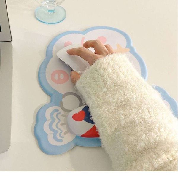 Rabbit mouse wrist keyboard holder, desktop pad, worker, female e-sports office