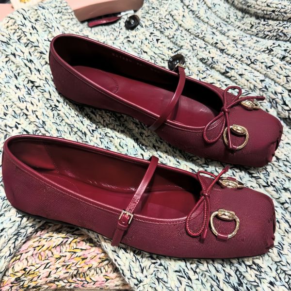 Designer dress for woman ballet flat shoe Women Square-toe shoes moccasin Loafers Ballerina Casual Shoe Leather Low Heel Slip On Dance promd