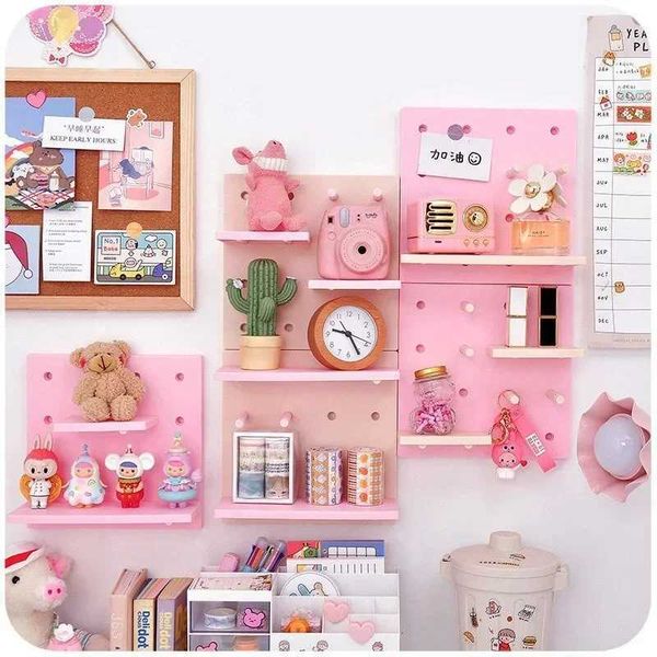 Storage Holders Racks 2PC punching machine nail free board display rack wall organizer storage board living bedroom wall decoration kitchen