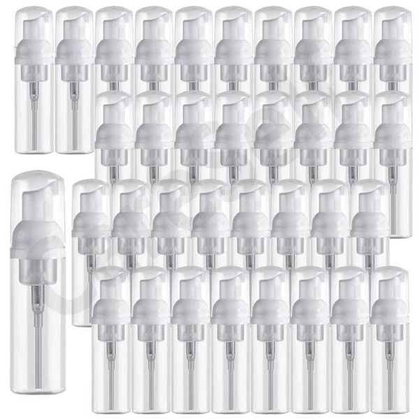 35Pcs 30-60Ml Plastic Foamer Pump Empty Face Lashes Cleanser Cosmetic Soap Dispenser Foam Bottle Wholesale