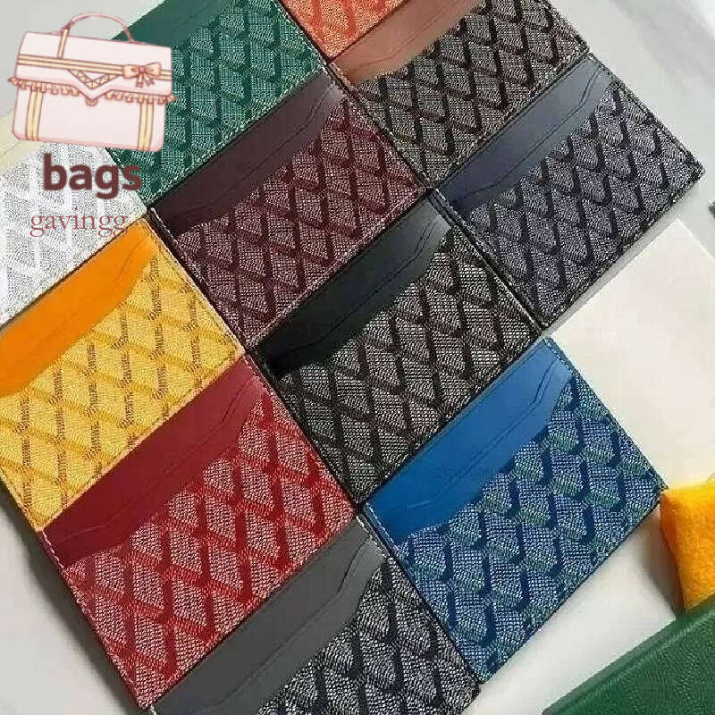 Designer Purse Womens Card Holder Mens Wallet Top Quality Graffiti Cardholder Passport Holder Multiple Colors Trendy Leather Bag Daily Carry Wallet