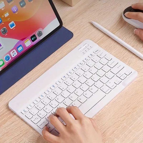 etooth-compatible Keyboard For Android IOS Windows Slim Mini Wireless Keyboard For PC iPad Tablet Phone KeyboardXJ241225