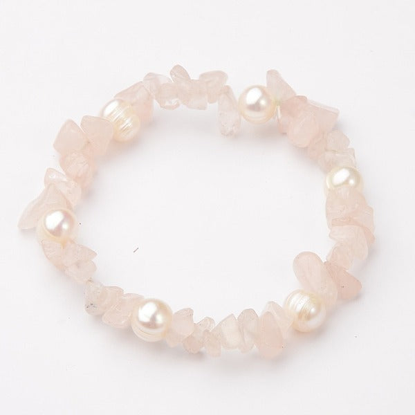 Gemstone Chip Stretch Bracelets