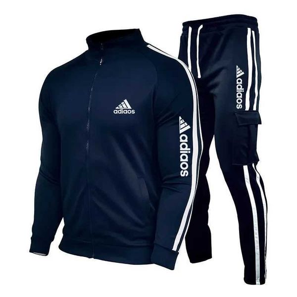 Mens Tracksuits New mens track and field clothing 2023 set sports shirtsportsp antst racka ndf ieldc lothingz ippers tandu pc ollars portsc