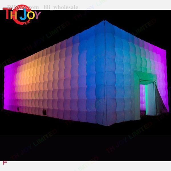 outdoor activities Led strips Glowing Cabinet inflatable cube tent event exhibition trade show Marquee giant Party Room with blower for Sale