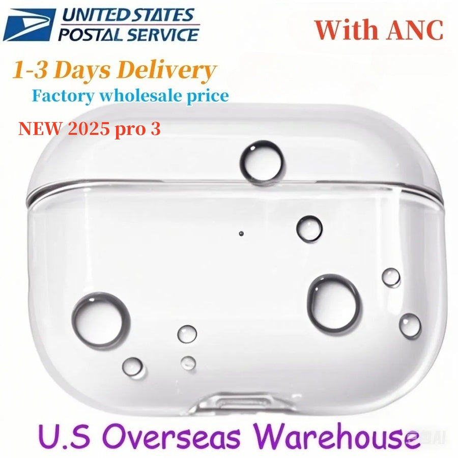 USA Stock For Airpods pro 3 4 5 airpods pro 2 air max earphones Accessories airpods 4 ANC Silicone Cute Protective Headphone Cover air pro 2nd 3rd g