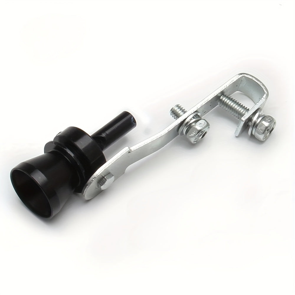 TEMU High-performance Aluminum Alloy Exhaust Pipe Noise Regulator - -resistant Tailpipe With Adjustable Hook, Suitable For Automobiles, Trucks, Suvs