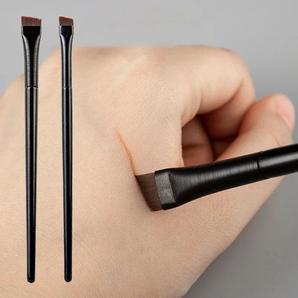 12pcs Blade Makeup Brushes Angled Thin Eyebrow Brush Flat Fine Eyeliner Professional Liner Brow Beauty Make Up Tool 250108